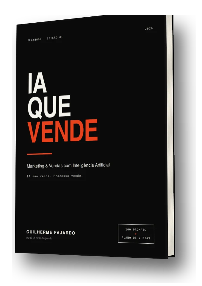 Livro IA QUE VENDE, de Guilherme Fajardo